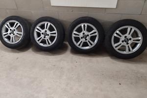 cerchi in lega+ gomme 4 stagioni  Mini 15 pollici