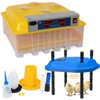 INCUBATRICE + CHIOCCIA RISCALDA PULCINI 56 UOVA