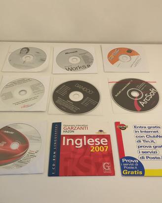 Lotto CD-ROM Software e Utility per PC – Vintage