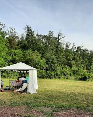 gazebo giardino 3 x3 ikea Karlso bianco