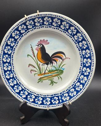 Piatto da collezione ceramica Vedova Besio e Figli