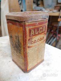 scatola latta cacao alca genova