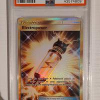 Pokemon PSA 9 Electropower 232/214Lost Thunder eng