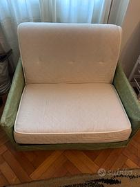 Poltrona letto con materasso