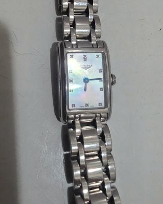 Orologio longines dolcevita madreperla e diamanti