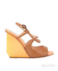 POLLINI Sandali in Pelle col Tacchi Vintage tg.37