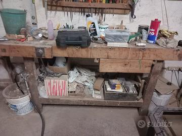 Tavolo da Falegname in ciliegio