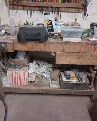 Tavolo da Falegname in ciliegio