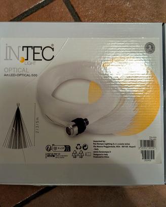 Fibra Ottica 500 punti luce lunghezza 5 metri RGBW