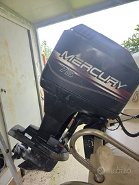 Motore nautico mercury 75cv elpto
