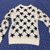 Maglione Donna Tezenis Fantasia Stelle Paillettes