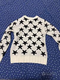 Maglione Donna Tezenis Fantasia Stelle Paillettes