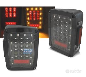 FANALI A LED JEEP WRANGLER JK 07-18 NERO