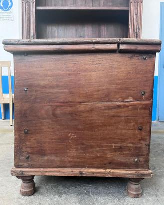 Baule Antico in Legno Massello