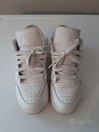 scarpa donna nike jordan low bianca