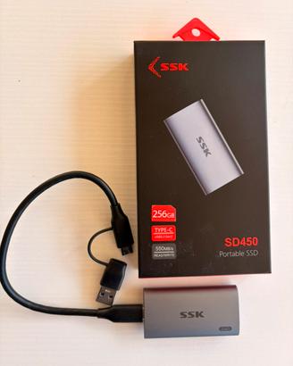 Hard disk esterno Ssd 256GB