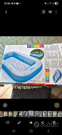 Piscina intex con fondo trapuntato