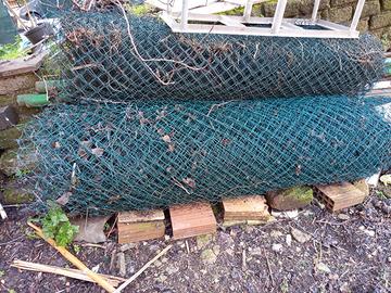 Rete metallica plastificata