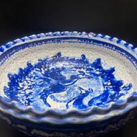 Ceramica Albisola Grande Alzata Tripode