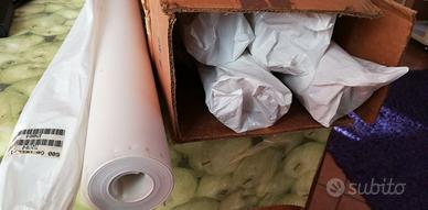 6 rotoli carta da lucido per plotter cad CALCOMP