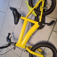 bicicletta gialla per bambini