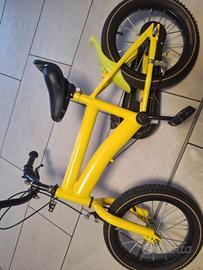 bicicletta gialla per bambini