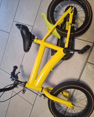 bicicletta gialla per bambini