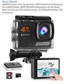Action Cam 4K60FPS 48MP