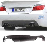 DIFFUSORE BMW E60 03-10 LOOK M DOPPIA USCITA CARBO