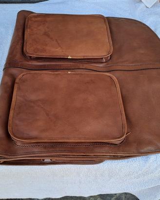 custodia abiti viaggio pelle