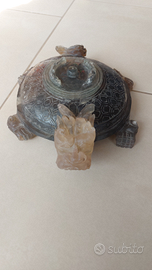 Tartaruga in quarzo ametiste