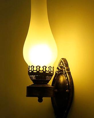 APPLIQUE IN VETRO CON LAMPADINA