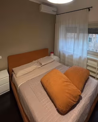 Letto (+materasso) matrimoniale color terracotta