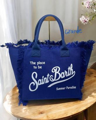 Borsa Saint Barth blu