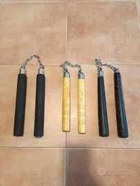 Lotto 3 Nunchaku da allenamento per arti marziali