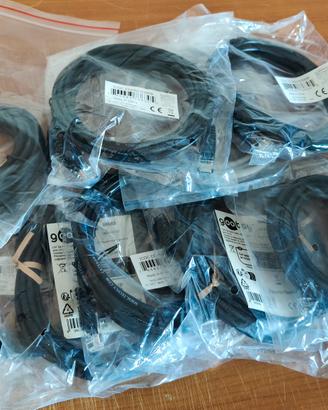 Lotto 10 Cavi Rete Ethernet Nuovi 2m/3m