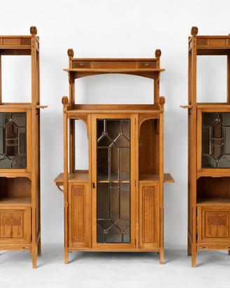 Tris mobili Liberty / Art Nouveau primi ‘900 