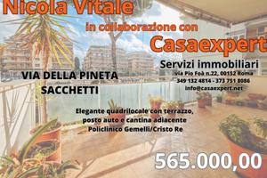 Pineta sacchetti - elegante quadrilocale