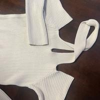 Maglia com scollo ad incrocio