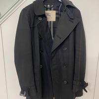 trench uomo burberry nero tg 46