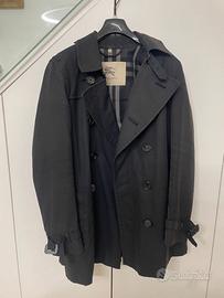 trench uomo burberry nero tg 46