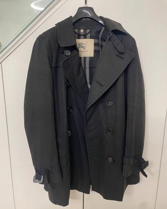 trench uomo burberry nero tg 46