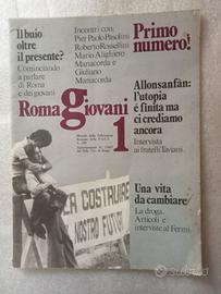 Rivista Roma Giovani 1 1974 Pasolini Taviani
