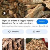 legna da ardere secca 
