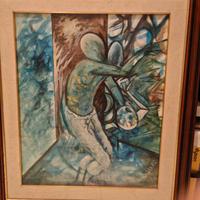 pittore M.Masci olio su tela