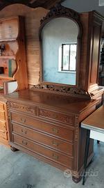 Como' cassettiera con specchiera 