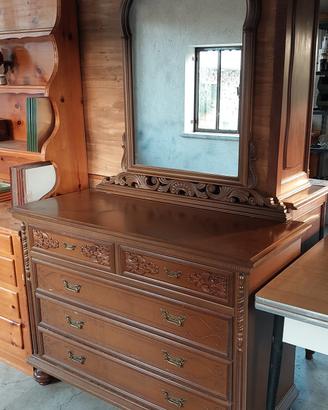 Como' cassettiera con specchiera 