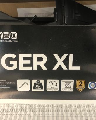 Barre tetto auto Menabo Tiger XL black porta tutto