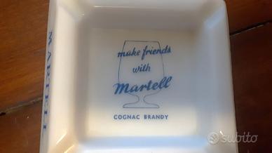 posacenere ashtray cendrier martell da tavolo 1970
