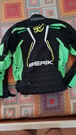 Giubbini moto berik tg.52 1 pelle e 1 tessuto